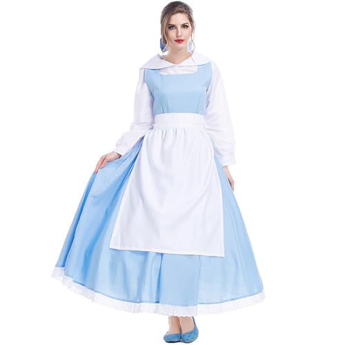 Costumes d'halloween Cendrillon pour adulte confortable et ajusté