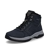 Rieker Herren Winterstiefel 30201, Männer Stiefel, lose Einlage, wasserabweisend, riekerTEX,uebergangsschuhe,Boots,blau (14),42 EU / 8 UK