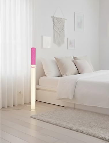 Image of Classic Lamp for Living Room Decoration, Floor Lamp Living Room, Decorative Lamp Bar, Restaurant, Cafe, Home, Pink, LED Ambient Light (150 cm) (Tall 1.5mtr)