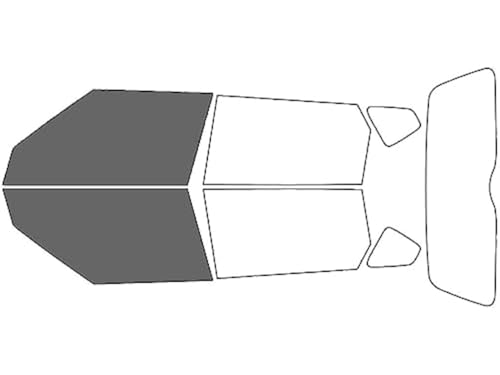 Rvinyl Window Tint Kit Compatible with Kia Soul 2020-2023 - Front Precut Kit - 35%