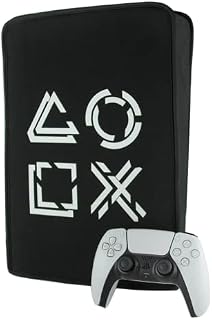 New World Dust Cover for PS5 , Soft Neat Lining Dust Guard for PS5 Fat Console, Anti Scratch Waterproof Cover Sleeve for P... Price In India