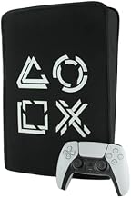 New World Dust Cover for PS5 , Soft Neat Lining Dust Guard for PS5 Fat Console, Anti Scratch Waterproof Cover Sleeve for P...