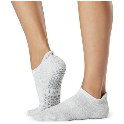 Tavi Noir Savvy Yoga Socks in Haze Cover