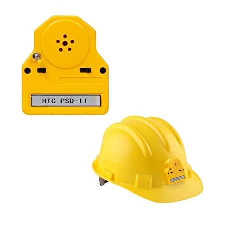 Efficacy Yellow Safety Helmet & Voltage Detector HTC PSD II - Industrial Safety, Construction Electrical Personal Protective Equipment - 1 Count