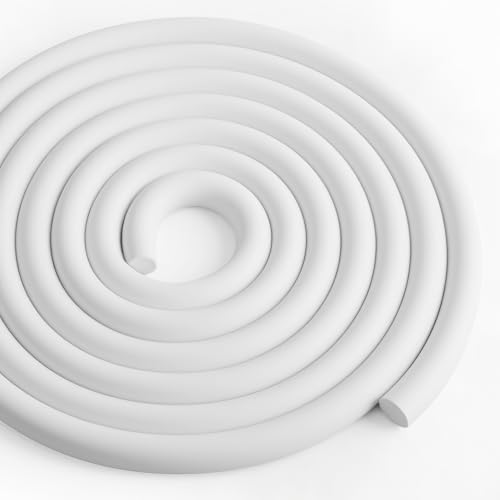 Image of U0U Backer Rod 3 /8 Inch,White Backer Rod Caulk Saver for Gaps and Joint Concrete Filling,16.4Ft Concrete Expansion Joint Filler (3 /8 inch *16.4 feet)