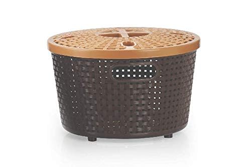 Image of Nakoda Silky Basket With Lid Plastic Container (333)