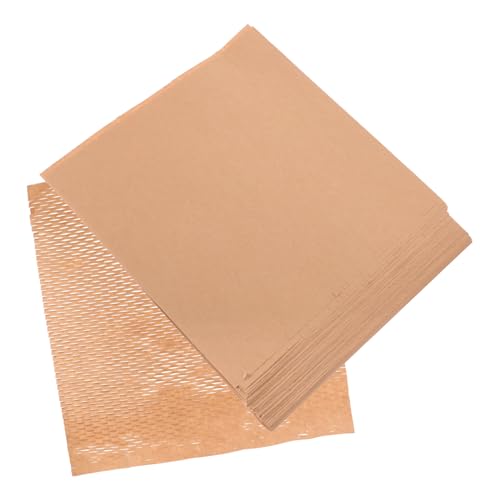 Operitacx 100 Peças Papel De Embrulho Kraft Papel De Embalagem Papel De Favo De Mel Amortecimento De