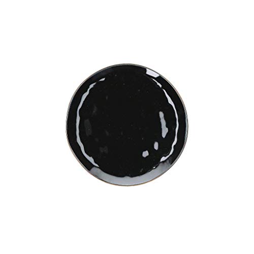 Rose E Tulipani Concerto Nero Piatto Frutta 20Cm Stoneware