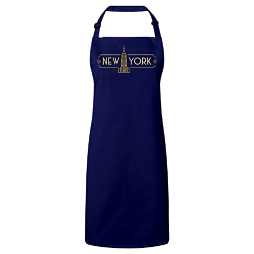 Tablier cuisine premium navy style vintage États-Unis pour adulte