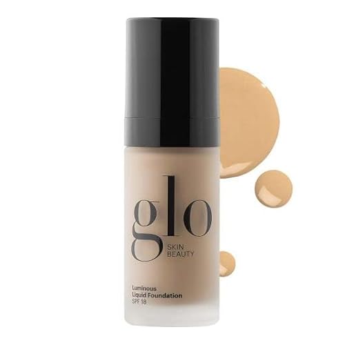 Glo Skin Beauty Luminous Liquid Foundation Mineral Makeup With Spf 18 (Tahini) - Sheer To Medium Coverage - Smooth And Correct Imperfections #TOP28