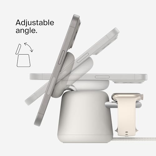 Belkin 2-in-1 Qi2 Wireless Charging Dock 15W (iPhone + Apple Watch) — view 6
