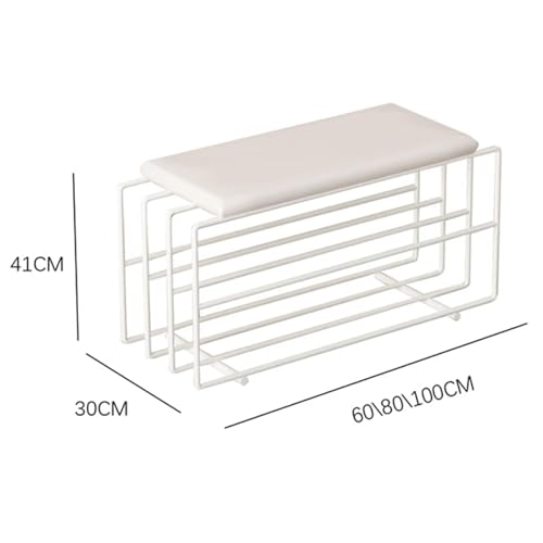 Banc à chaussures robuste avec assise pour optimiser les petits espaces - 3