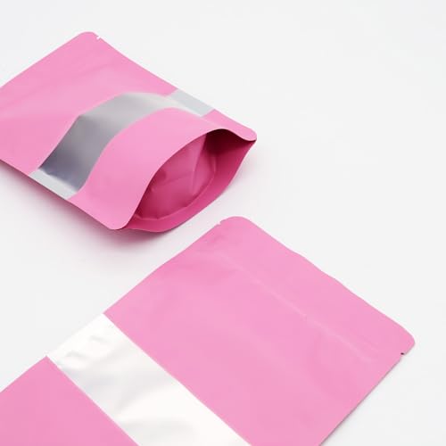 Sacs à fermeture de protection contre humidité rose mat