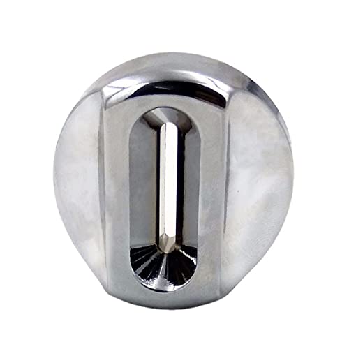 TECKEEN Silver Alloy Round Coin Slot Arcade Pinball Game Vending Machine Accessories Coin