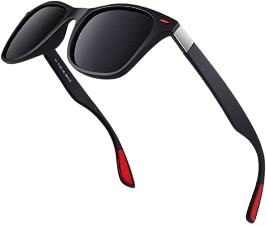 black eagle Non Polarized sunglasses for men and Women Uv 400 Protection Square Shape Cooling Goggles Black Shade Sunglass-picture-40
