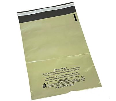 Cream 22" x 30" Plastic Mailing Bags 500 Pack