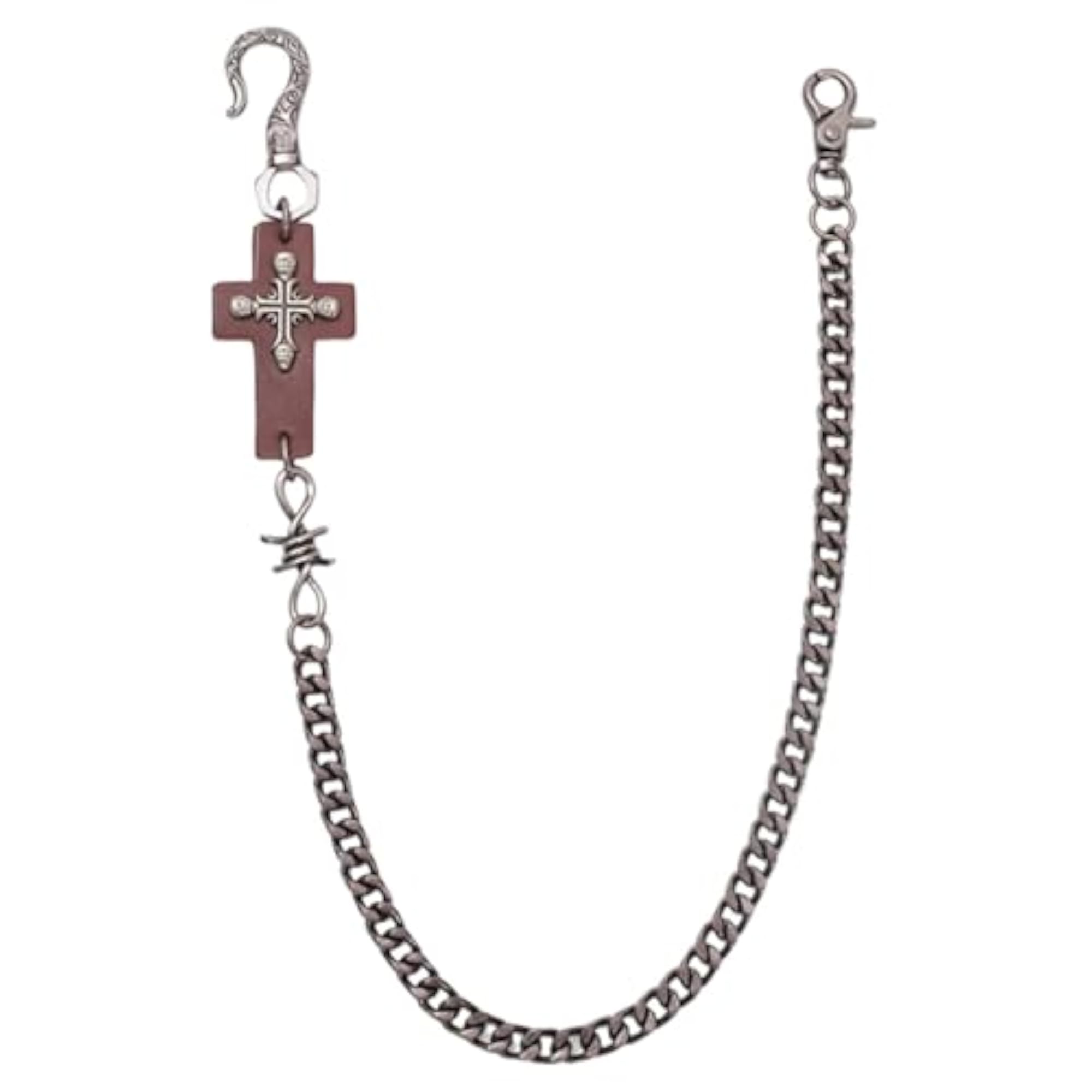 Fashion Goth Pants Chain Accessories for Men & Women, Brown