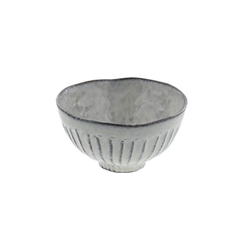 テーブルウェアイースト(イーストテーブル) 黒土 陶器 お茶碗 和のしのぎ茶碗 和食器 11.2cm 日本製 飯椀 食洗機対応 レンジ対応