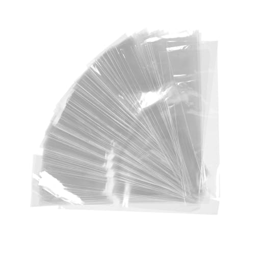 UTHCLO 50pcs Transparent Flower Wrapping Bags for Single Roses Floral Sleeves for Bouquets for Mother Day Valentine Day and Floral Arrangements