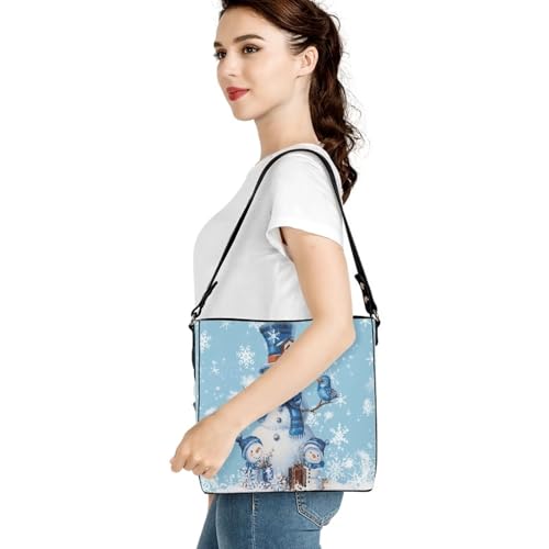 Image of HUGS IDEA Boho Bags for Women Leather Handbag Shoulder Bucket Crossbody Purse