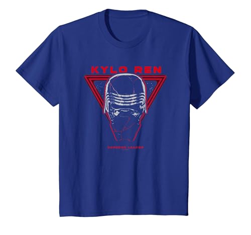 Image of Star Wars The Rise of Skywalker Supreme Leader Kylo Ren T-Shirt, Youth, Royal Blue, Small