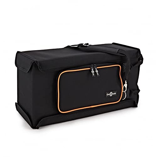 gear4music 3U Shallow Rack Bag Case 19” Lightweight with Strap