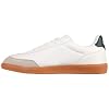 LOTTO Men's Low-Top Sneakers, White Green, 10