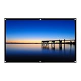 MYUYEE 84 Zoll (213 cm) Große, Tragbare 16:9-Leinwand Aus Kunststoff Für Projektoren, Geeignet Für Heimkino, Bar, Disco, Reisen, Gaming Und Büro.