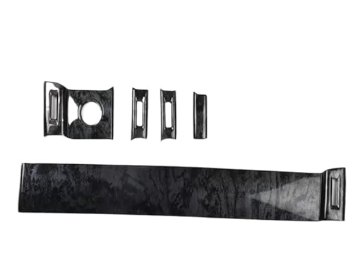 Garniture de panneau de ventilation de console centrale grain noir pour Land Rover Evoque