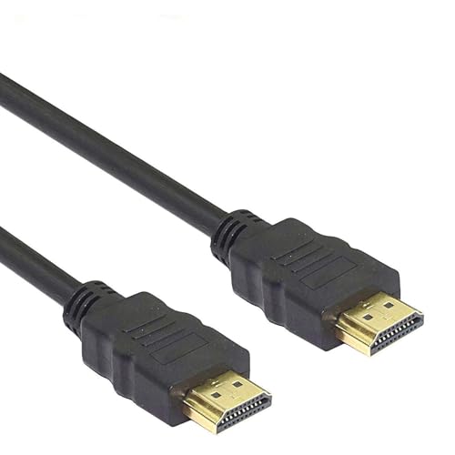Image of HDMI Male to Male Connector | 1.5 Meter High-Speed Cable | Full HD 1080p Support | Audio Video Transfer for TV Monitor Laptop Set-Top Box (Black)