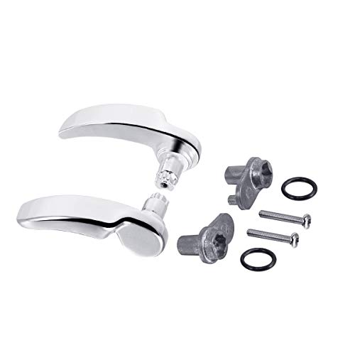 Lifter para tapas de alforjas de aleación de zinc cromado para Harley Touring Road King Street Glide Road Glide Electra Glide 2014-2026 miniatura 1