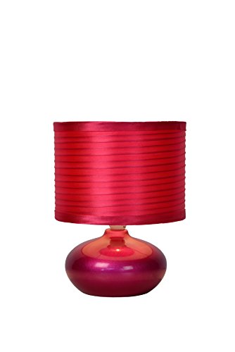 Lucide TINA - Lampe De Table - Ø 16,5 cm - Rouge