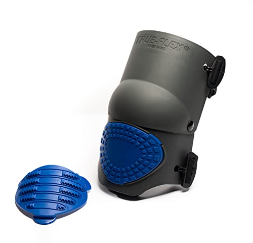 Tse Safety - Tse-Tflx-4-16-Gel Flex Work Knee Foam Padding Pads - Anti-Slip Strong Double Straps Comfortable Knee Protection Breathable Heavy Duty For Indoor And Outdoor Use – Black & Blue #TOP5