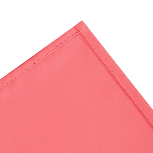 Image of LEMOMO Blackout Curtains 52 x 45 inch Coral Curtains Set of 2 Panels /Thermal Insulated Room Darkening Bedroom Curtains