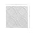 A la Maison Ceilings 1458 Circles and Stars - Styrofoam Ceiling Tile (Package of 8 Tiles), Plain White
