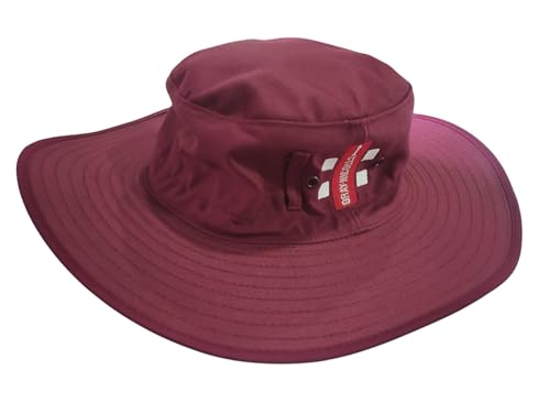 Image of Gray-Nicolls Sun Hat, Olive Green /Maroon /Navy, XL