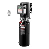 VEVOR Hydraulikpumpe Hydraulikaggregate AC 220 V, 10 Qt einfachwirkende Hydraulikeinheit, 6,3 L/min Ölfluss, max. Förderdruck 22 MPa für Muldenkipper Autowerkstätten Autohebebühnen, schwarz