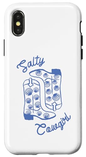 Salty Cowgirl EGX^u[c Lk ݃OtBbN X}zP[X iPhone X/XS p