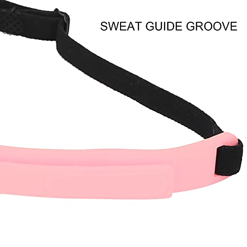 Faixa de cabelo elástica para esportes, faixa de silicone para exercícios Faixa de suor elástica com