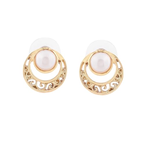 See full amazon price history chart for Estele Fashion Jewellery Gold Plated Round Shaped Stud Earrings with White Pearl for Girls and Women-9134-ER ER Estele Fashion Jewellery Gold Plated Round Shaped Stud Earrings with White Pearl for Girls and Women-9134-ER ER (B08D7N6R3N) Amazon Price History, Amazon Price Tracker