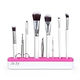 GooMart Silicone Makeup Brush Holder Cosmetic Organizer (Pink)