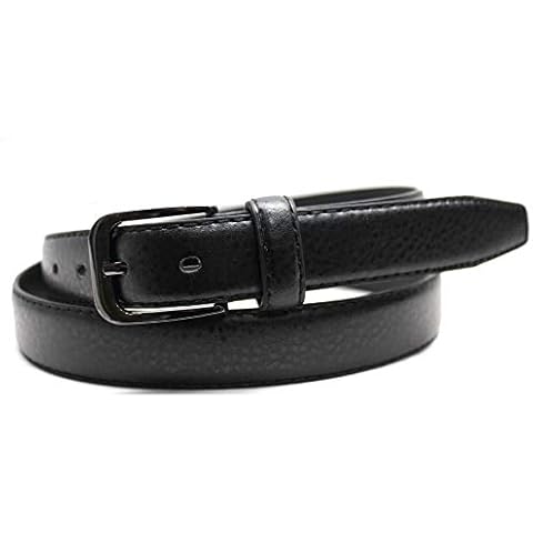 Mens Jeans Trouser 3 CM Wide Solid Business Casual Stylish Belt (120 CM (L-XL / 38-42in)) Cover