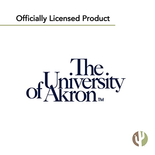 Desert-Cactus-The-University-of-Akron-Lanyard-UA-Zips-Car-Keys-ID-Badge-Holder-Keychains-Detachable-Breakaway-Snap-Buckle-Blue