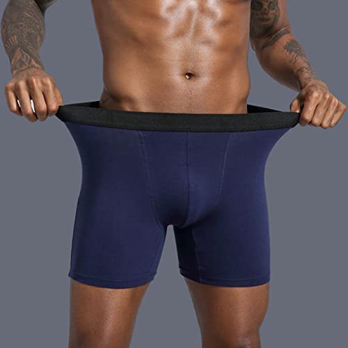Men's Underwear Boxer Briefs, 5 Pieces Moisture-Wicking Underpant Athletic Supporter Undies Soft Comfort Trunks3