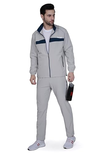 Image of BW:Beatwide Men's Tracksuit NS Dot Terry Polyester Spandex Full Stretch | Track Suit for Man Winter Wear | Sports Track Suit for Men Gym Running, Workout