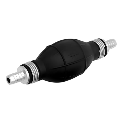 YAWUROU Car Fuel Transfer Pump, 10mm 3/8" Handheld Primer Bulb with Check Valve, Fuel Pump Transfers Gasoline & Prevents Leaks, Universal for Most Cars Boats ATVs