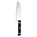 J.A. Henckels International 31428-141 Fine Pro Hollow Edge Santoku Knife, 5-inch, Black/Stainless Steel