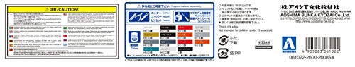 Aoshima Nissan KDR30 Skyline Super Silhouette ’82 1:24 Kit miniatura 7