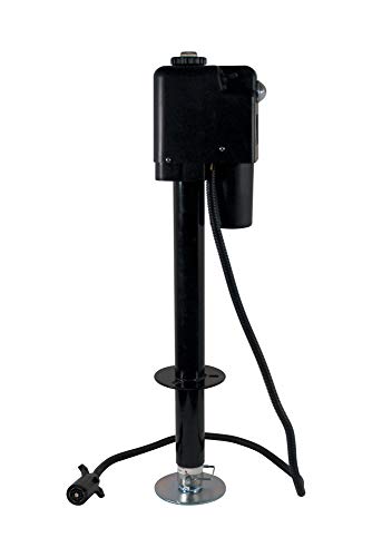 Quick Products Jq-3500B-7P Power A-Frame Electric Tongue Jack With 7-Way Plug - 3,650 Lbs. Lift Capacity, Black #TOP6