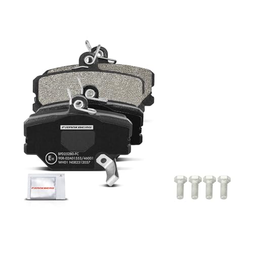 Frankberg Bremsensatz inkl. 2x Bremsscheiben + 4x Bremsbeläge Vorne Kompatibel mit City-Coupe 450 Cabrio 450 Fortwo Coupe 450 451 Crossblade Replace# 4514210210